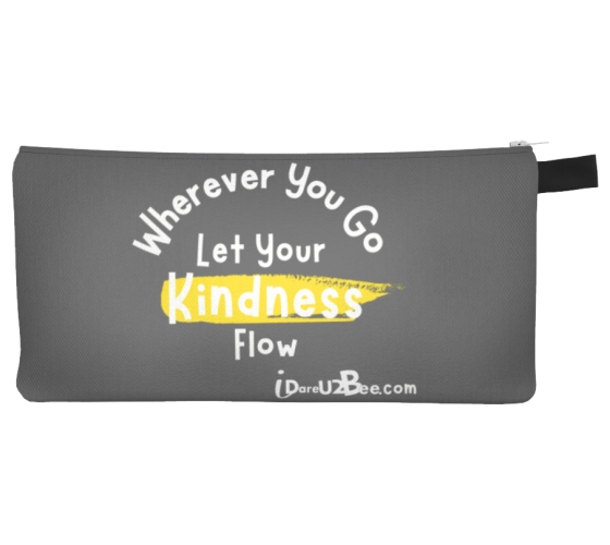 Wherever You Go Grey Pencil Case - Image 2